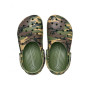 Detské papuče Crocs Classic Camouflage Clog Army Green/Multi