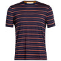 Pánske tričko Icebreaker Mens Wave SS Tee Stripe