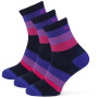 Ponožky Warg Happy Merino W Mixed Stripes 3 pack
