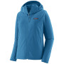 Dámska bunda Patagonia Women's R1® CrossStrata Hoody modrá Aquatic Blue