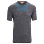 Pánske funkčné tričko Icebreaker Sphere II SS Tee Hitt tmavě modrá Midnight Navy Heather