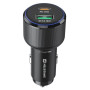 Adaptér Swissten Car Charger USB-C PD + USB-A, 63W + cabel USB-C / USB-C, 1 m