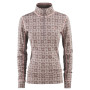 Dámske funkčné tričko Kari Traa Rose Half Zip svetlohnedá Taupe