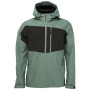 Pánska bunda Loap Ladan zelená/čierna green/black
