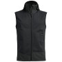 Pánska vesta Ortovox Ortler Softshell Plus Vest čierna Black Raven