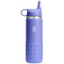 Detská fľaša Hydro Flask Kids Wide Mouth 20 oz Straw Lid/Boot
