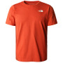 Pánske tričko The North Face Foundation Graphic Tee S/S červená RUSTED BRONZE