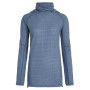 Dámska mikina Icebreaker Wom Mer 400 RealFleece Grid Pulover Hood modrá/sivá Dawn