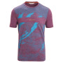 Pánske funkčné tričko Icebreaker Sphere II SS Tee Trail modrá/fialová Go Berry Heather
