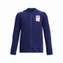 Detská mikina Under Armour Rival Terry FZ Hoodie modrá Blue