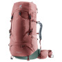 Batoh Deuter Aircontact Lite 45 + 10 SL vínová caspia-ivy