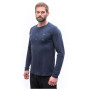 Pánske funkčné tričko Sensor Merino Blend Typo deep blue