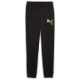 Dámske tepláky Puma ESS METALLIC Sweatpants FL čierna PUMA Black-Metallic Gold