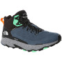 Pánske topánky The North Face Vectiv Exploris Mid Futurelight Leather zelená/modrá MontereyBlue/TnfBlack