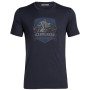 Pánske triko Icebreaker Mens Tech Lite SS Crewe Everest Crest-midnight navy