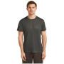 Pánske funkčné tričko Icebreaker Merino Blend Core SS Tee Single Line Camp