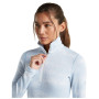 Dámske funkčné tričko Icebreaker Women M 260 Tech Vertex LS HZ Chillwave