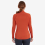 Dámske funkčné tričko Montane Dart Xt Zip Neck