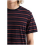 Pánske tričko Icebreaker Mens Wave SS Tee Stripe