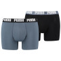 Pánske boxerky Puma Basic Boxer 2P modrá blue