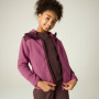 Detská mikina Regatta Myla Hybrid Jacket Fig/Violet