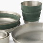 Sada riadov Sea to Summit Detour Stainless Steel Collapsible Dinnerware Set 6 Piece