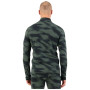 Pánske funkčné tričko Mons Royale Cascade Merino Flex 200 1/4 Zip Rosin Motion