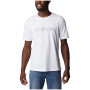 Pánske tričko Columbia Pacific Crossing™ II Graphic SS Tee biela White, CSC Outlined Graphic