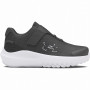 Detské topánky Under Armour BINF Surge 4 AC-GRY tmavosivá Gray