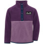 Detská mikina Didriksons Monte Kids Half Bu 6 Northen Purple fialová Northen Purple