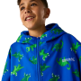 Detský nepremokavý kabát Regatta Junior Changing Robe Olymp Blue Dino