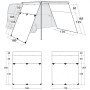 Zástena k prístrešku Outwell Fallcrest Side Panel Set
