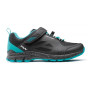 Dámske cyklistické tretry Northwave Escape Evo Wmn černá/tyrkysová Black/Turquoise