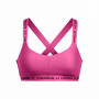 Podprsenka Under Armour Crossback Low ružová/čierna AstroPink/AstroPink/Black