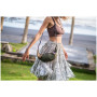 Ľadvinka Ticket To The Moon Upcycled Sling Bag