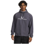 Pánska bunda Under Armour Unstoppable Wvn Hoodie sivá Gray