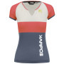 Dámske tričko Karpos Moved Evo W Jersey sivá/červená Hot Coral/Cloud Dancer/Vintage