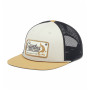 Šiltovka Columbia Flat Brim Snap Back biela/čierna Dark Stone, Light Camel, West Fish