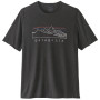 Pánske tričko Patagonia Men's Capilene Cool Trail Shirt - Stratapeaks čierna Ink Black