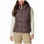 Dámska vesta Columbia Pike Lake II Insulated Vest hnedá Basalt