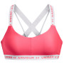 Podprsenka Under Armour Crossback Low ružová/biela Pink Shock / / Pink Shock