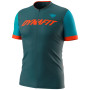 Pánsky cyklistický dres Dynafit Ride Light S/S Fz Tee M modrá petrol frost