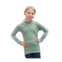 Detské funkčné tričko Sensor Merino DF Logo Up Basil Green