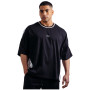 Pánske tričko Nebbia Oversized T-Shirt Primal čierna BLACK