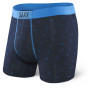 Boxerky Saxx Vibe Boxer Brief modrá/čierna NavyArrow
