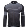 Pánsky cyklistický dres Dare 2b AEP Revolving L/S čierna
