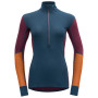Dámsky rolák Devold Wool Mesh Woman Half Zip Neck