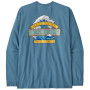 Pánske tričko Patagonia Long-Sleeved Great Waves Responsibili-Tee