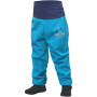Nohavice s fleecom pre batoľatá Unuo Softshell modrá