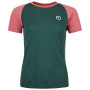Dámske tričko Ortovox 120 Tec Fast Mountain Ts W tmavozelená Dark Pacific